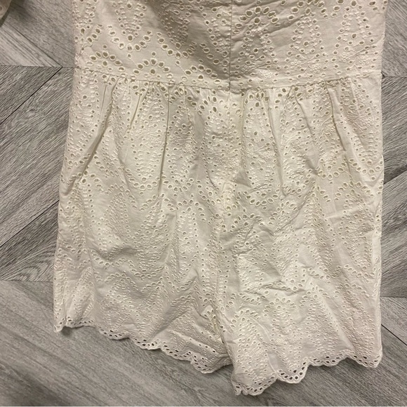 Notes Du Nord | OMIA Playsuit Romper White Crochet - Picture 9 of 11